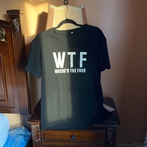 Black funny slogan tshirt